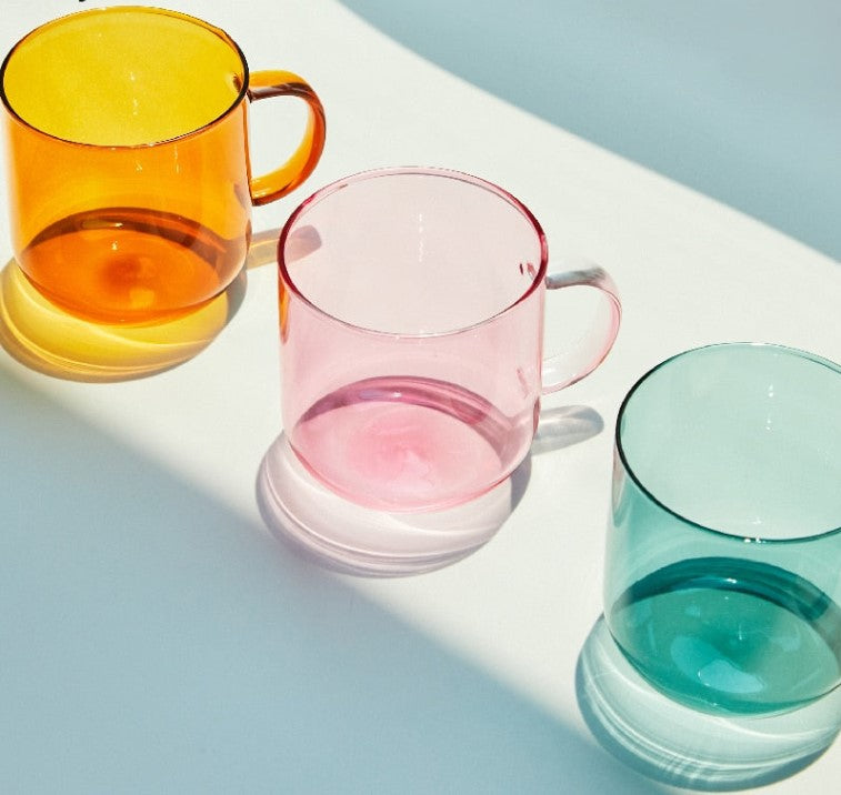 Colorful Glass Mugs